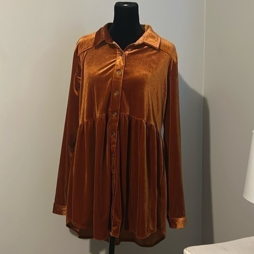 Umgee Button Down Medium Tunic C